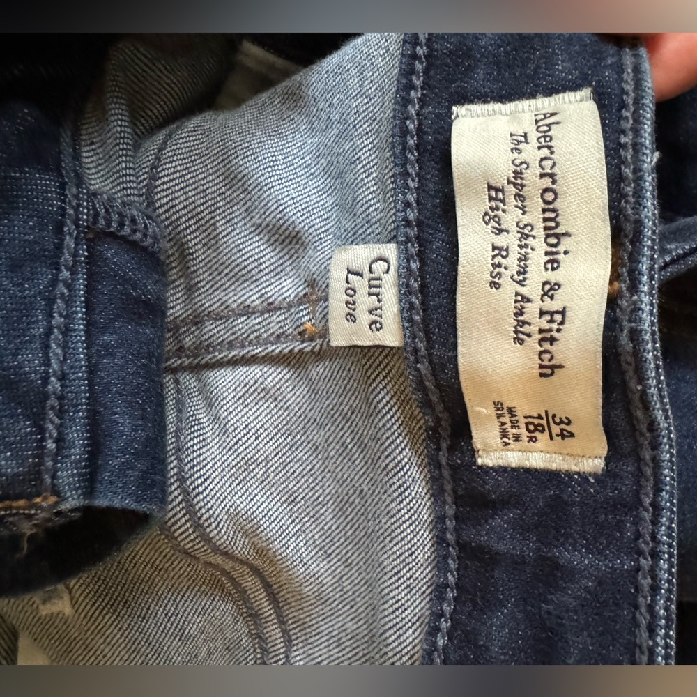 Abercrombie Curve Love Super High Skinny Ankle